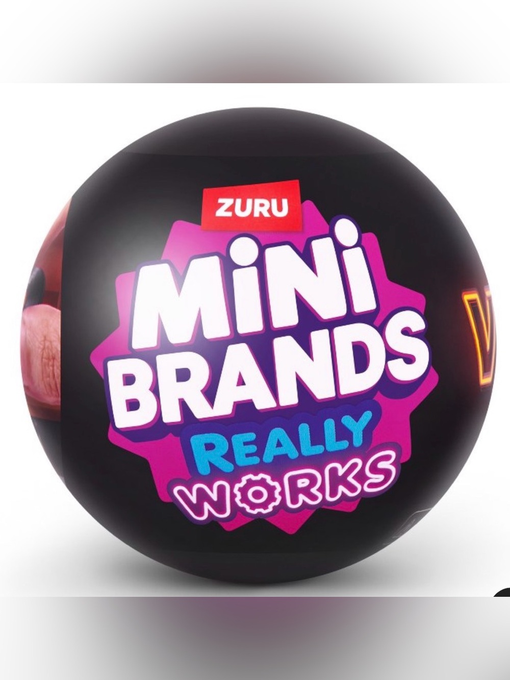 ZURU Mini Brands Really Works Surprise Ball -includes 4 Mini Vinyl & 1 Accessory